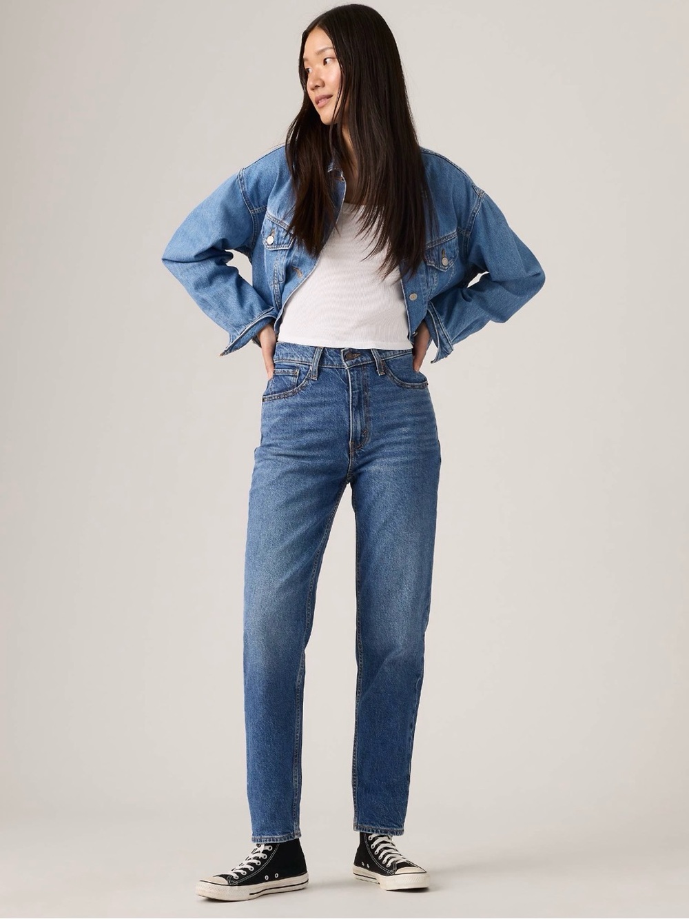 Levi’s ’80s Mom Jeans Dark Wash High Rise W24 L30
